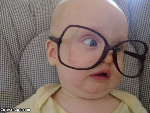 Baby Has Glasses