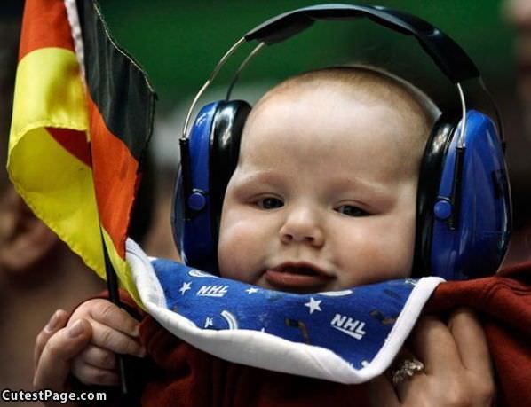 Cute Cheering Baby