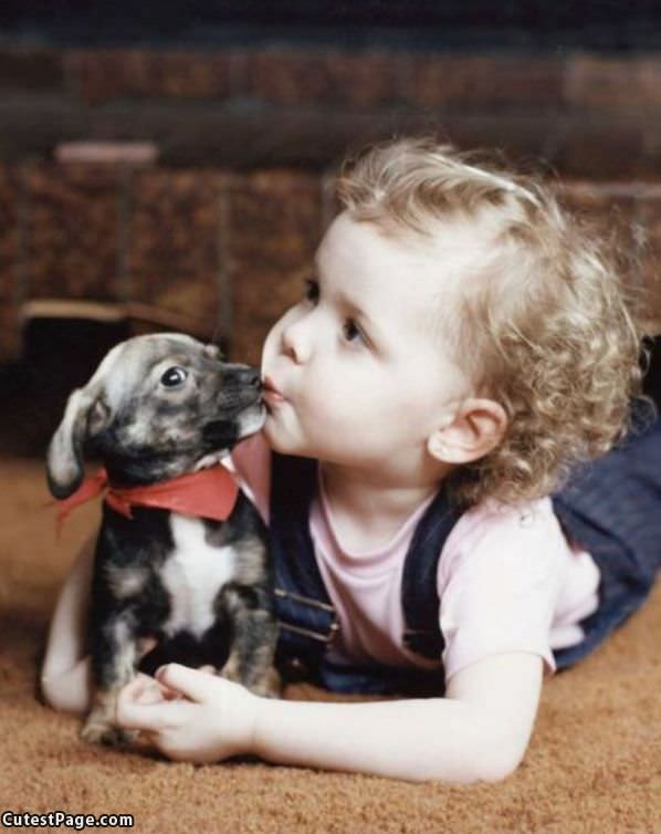 Giving Little Kisses