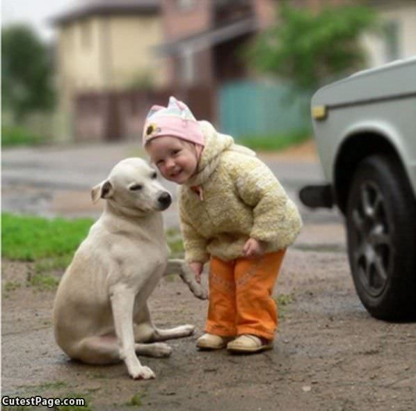 She Loves Her Cute Doggy